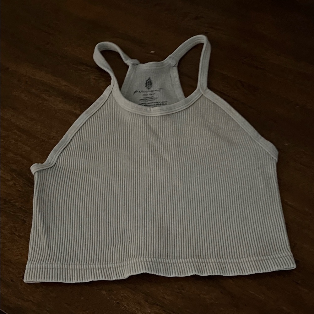 Free People Movement Women's Ribbed Tank Top -Taupe nude
The picture looks grey